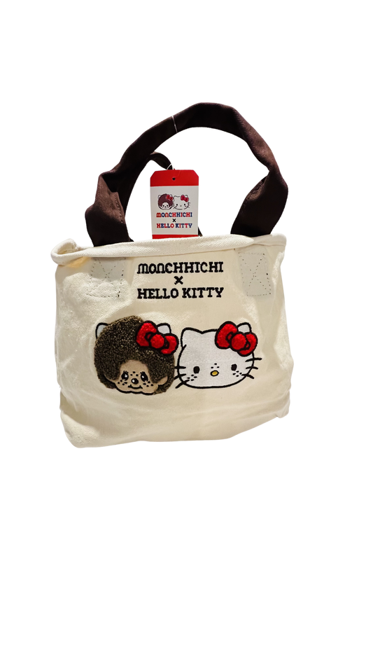 Canvas Monchchi x Hello Kitty Mini Tote Bag