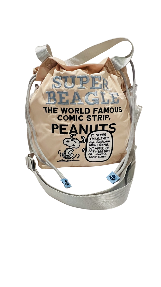 Snoopy Shoulder Drawsting Bag