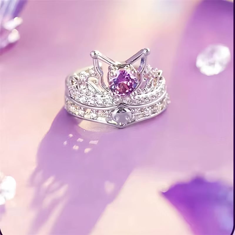 Kuromi "Love Never Fails"
Ring Set Gift