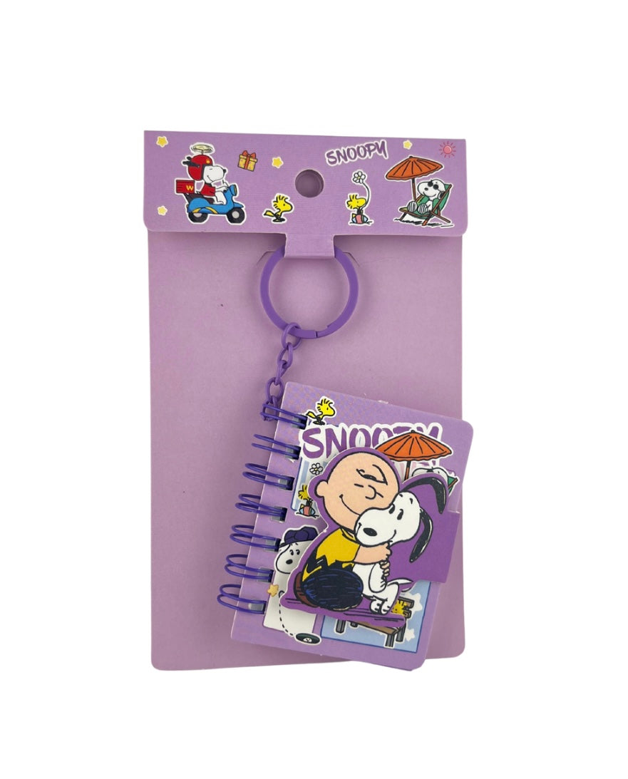 Snoopy small Notebook Keychain