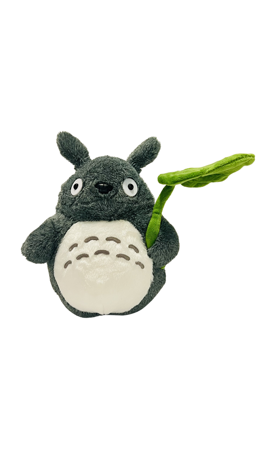Totoro Plush with Lotus Leaf
